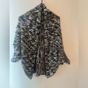 Marled Knit Shrug Sweater